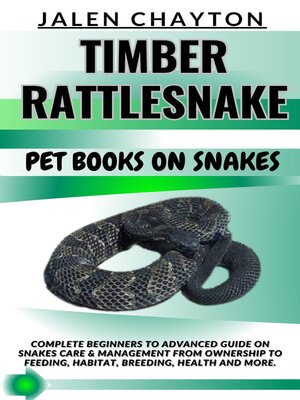 cover image of TIMBER RATTLESNAKE  PET BOOKS ON SNAKES
